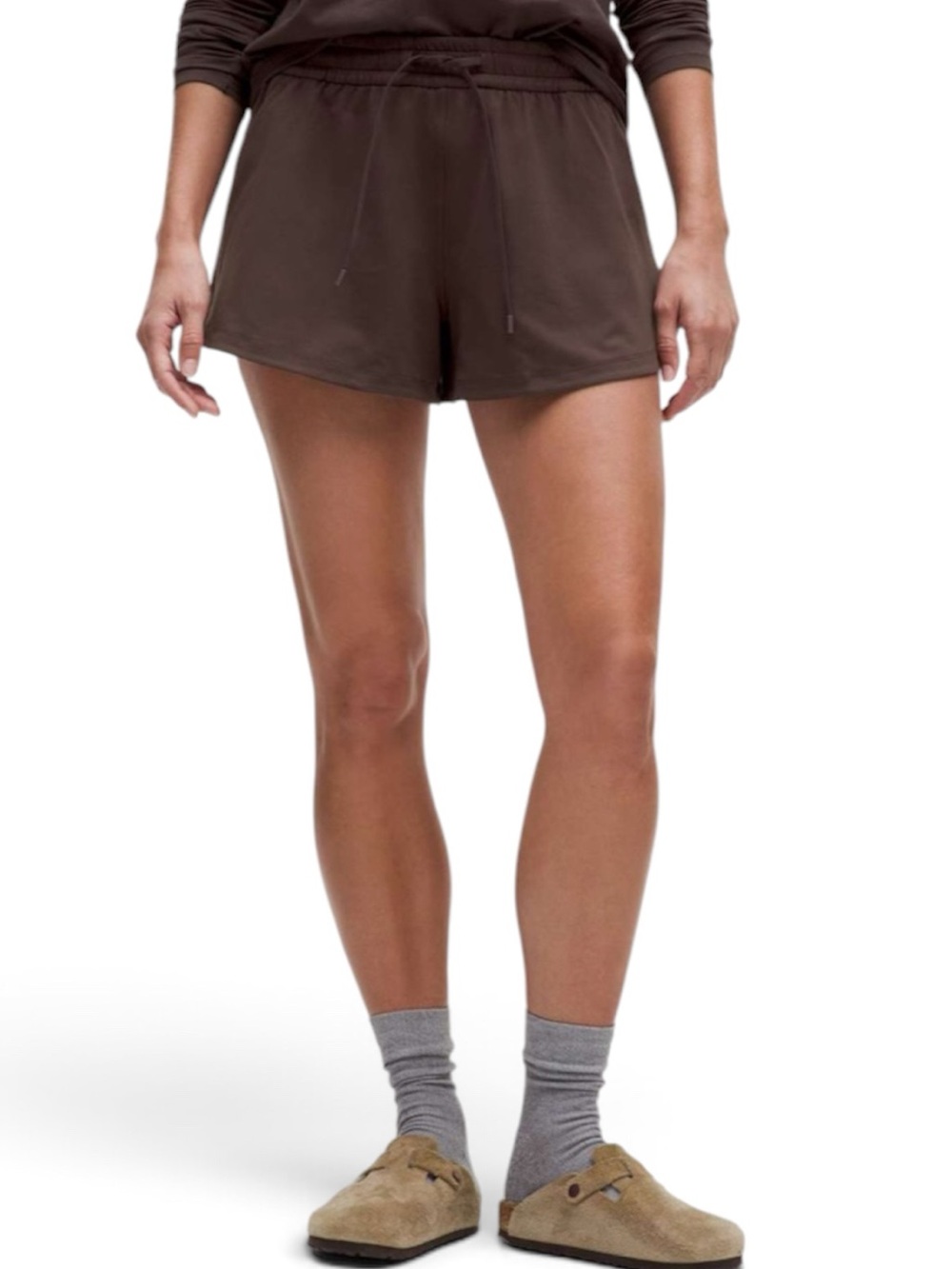 Lululemon Soft Jersey Mid-Rise
Curved-Hem Short 3"